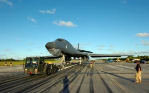 Recovery of B-1B from Belly Landing on DG